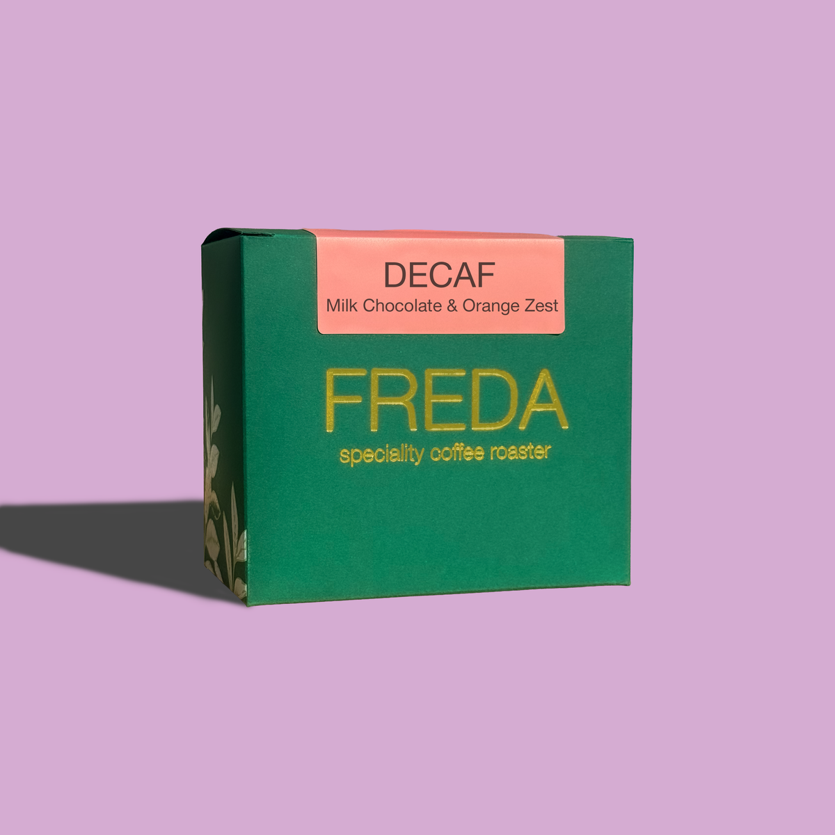 Freda Speciality Coffee Roaster box, UK best decaf coffee